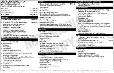 2021 GMC Yukon SLT