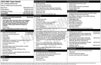 2022 GMC Yukon Denali