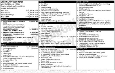 2024 GMC Yukon Denali