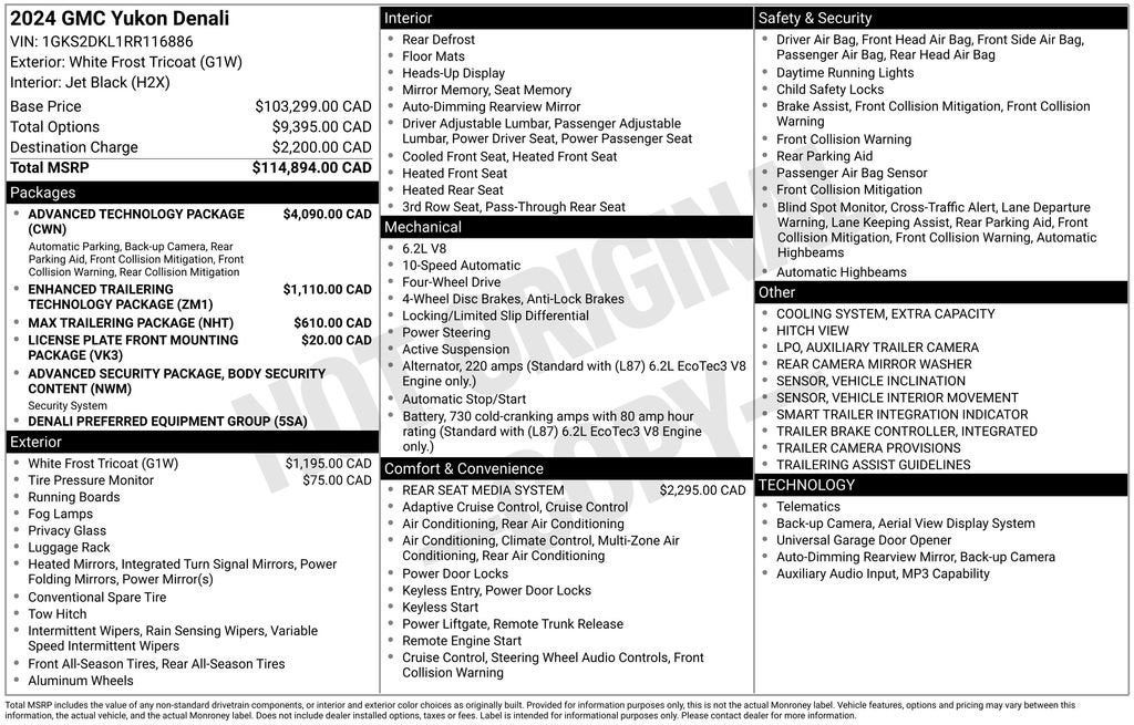 2024 GMC Yukon Denali