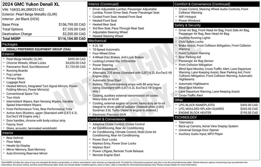 2024 GMC Yukon XL Denali