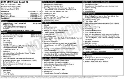 2024 GMC Yukon XL Denali