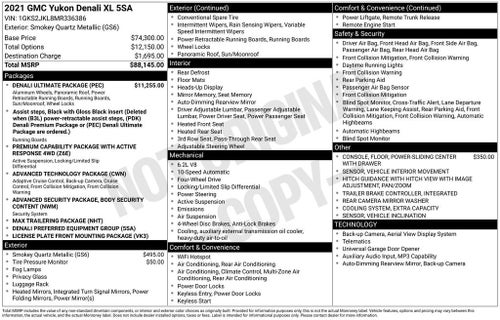 2021 GMC Yukon XL Denali