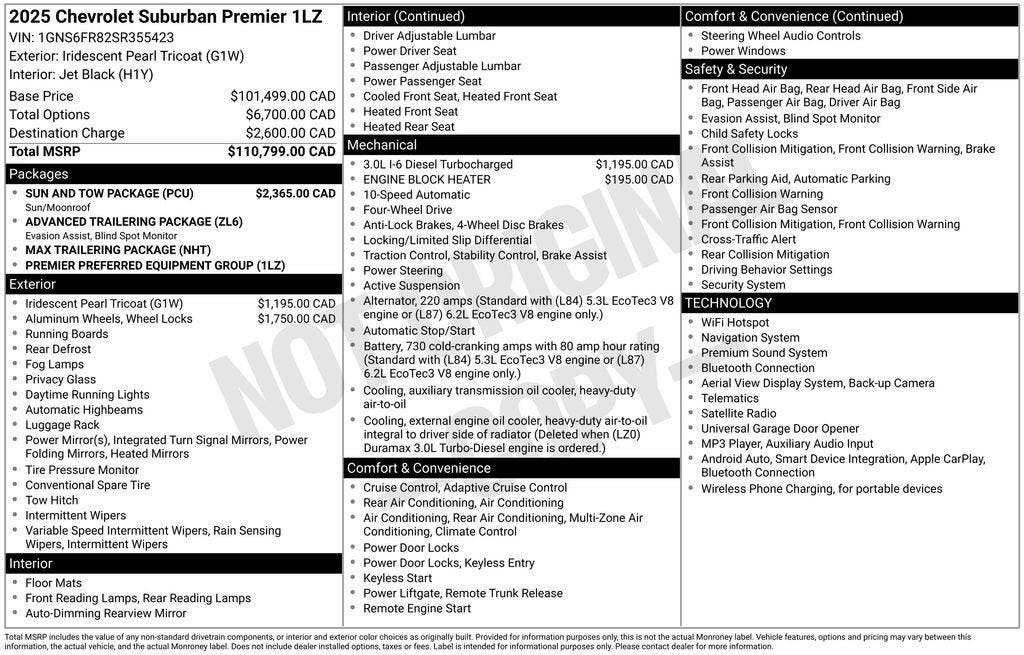 2025 Chevrolet Suburban Premier