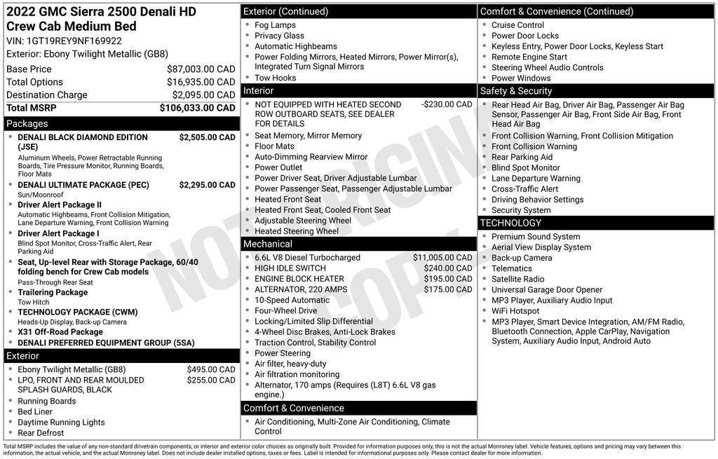 2022 GMC Sierra 2500 HD Denali