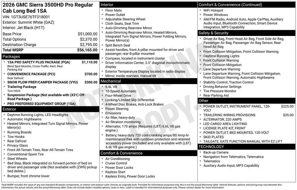 2026 GMC Sierra 3500HD Pro - Photo 12