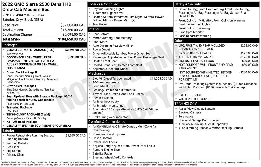 2022 GMC Sierra 2500 HD Denali
