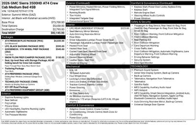 2026 GMC Sierra 3500 HD AT4