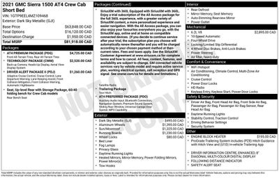 2021 GMC Sierra 1500 AT4