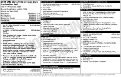 2024 GMC Sierra 1500 Elevation