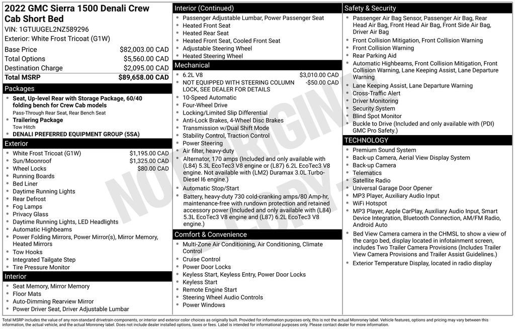 2022 GMC Sierra 1500 Denali