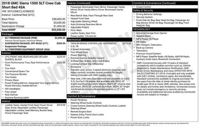 2018 GMC Sierra 1500 SLT