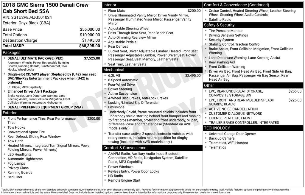 2018 GMC Sierra 1500 Denali