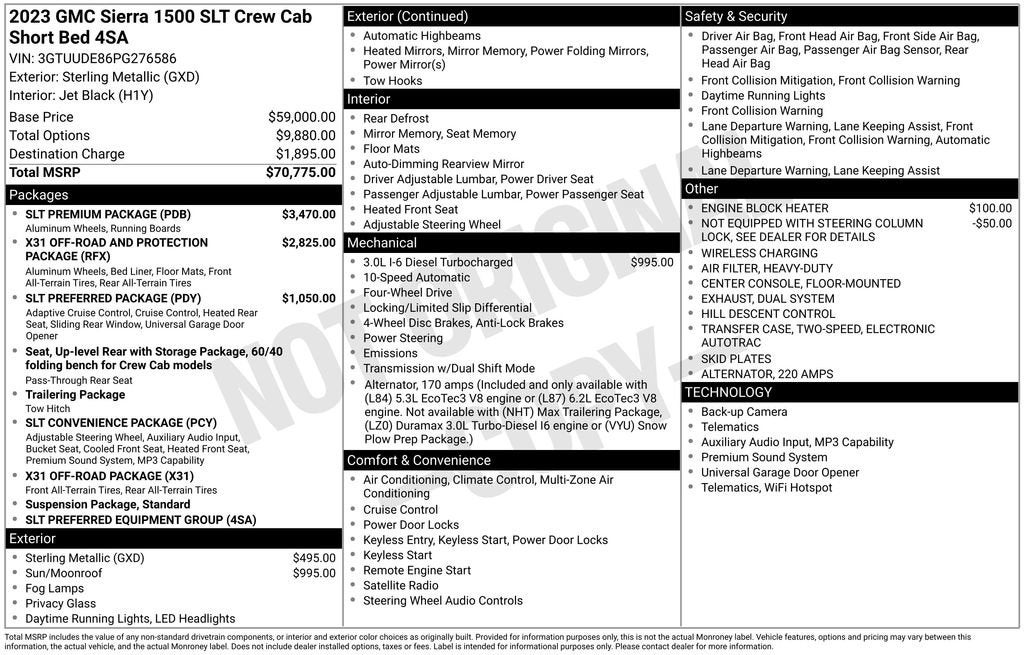 2023 GMC Sierra 1500 SLT