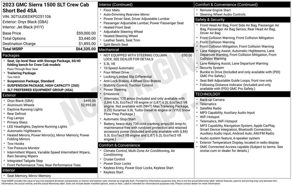 2023 GMC Sierra 1500 SLT