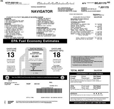 2011 Lincoln Navigator NA