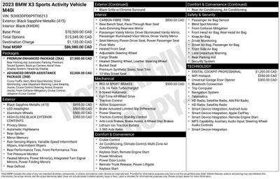 2023 BMW X3 M40i