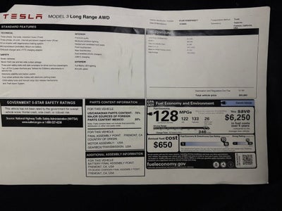 2025 Tesla Model 3 Long Range All-Wheel Drive