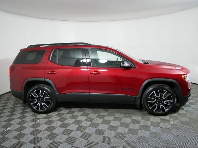 Used 2021 GMC Acadia SLT with VIN 1GKKNULS1MZ119003 for sale in Golden Valley, Minnesota