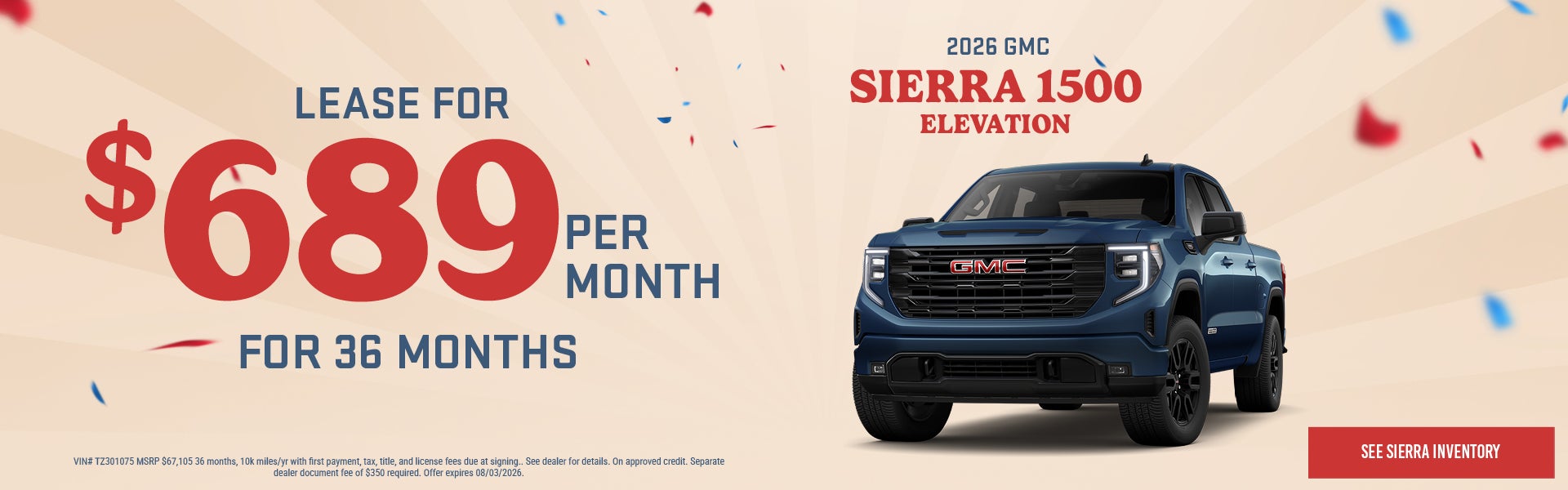Sierra 1500 Lease
