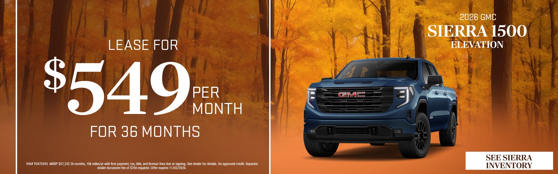 2026 Sierra Elevation