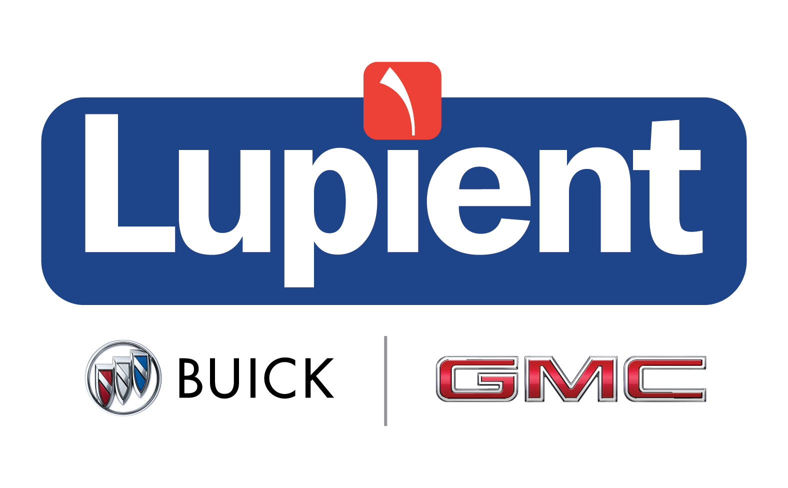 The Lupient Buick GMC logo.