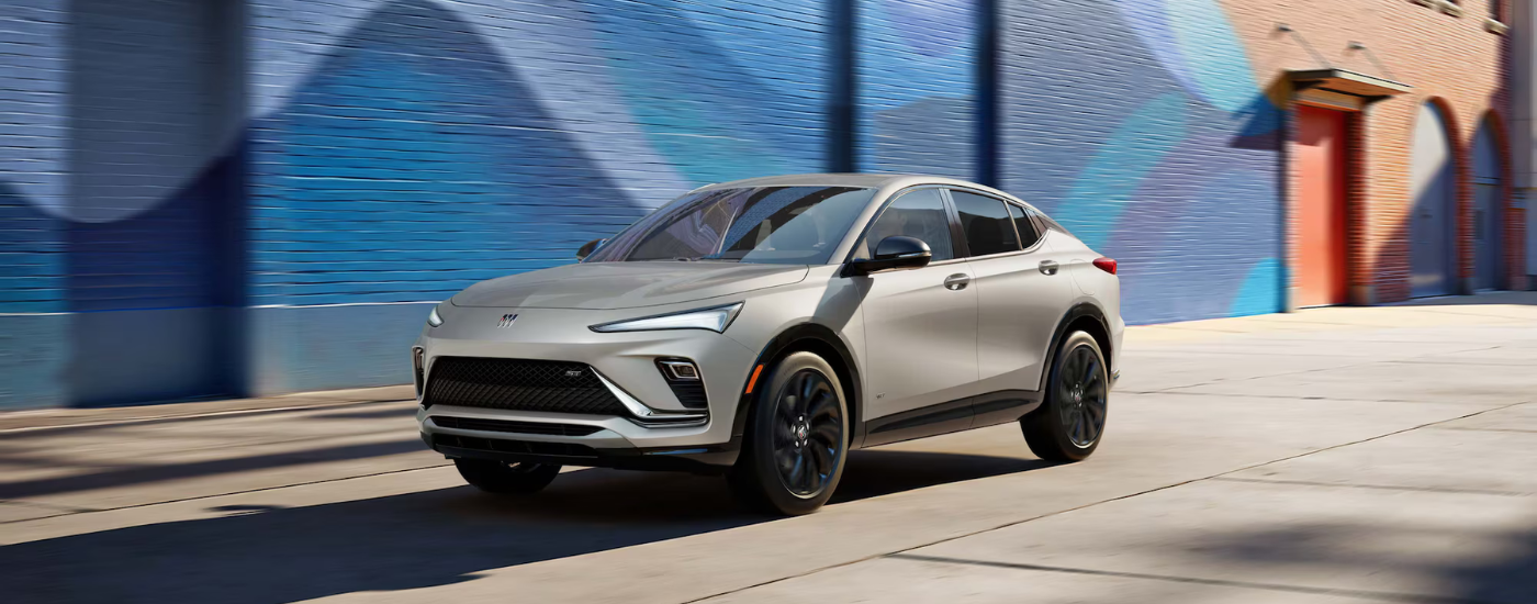 Champagne 2026 Buick Envista parked at an angle